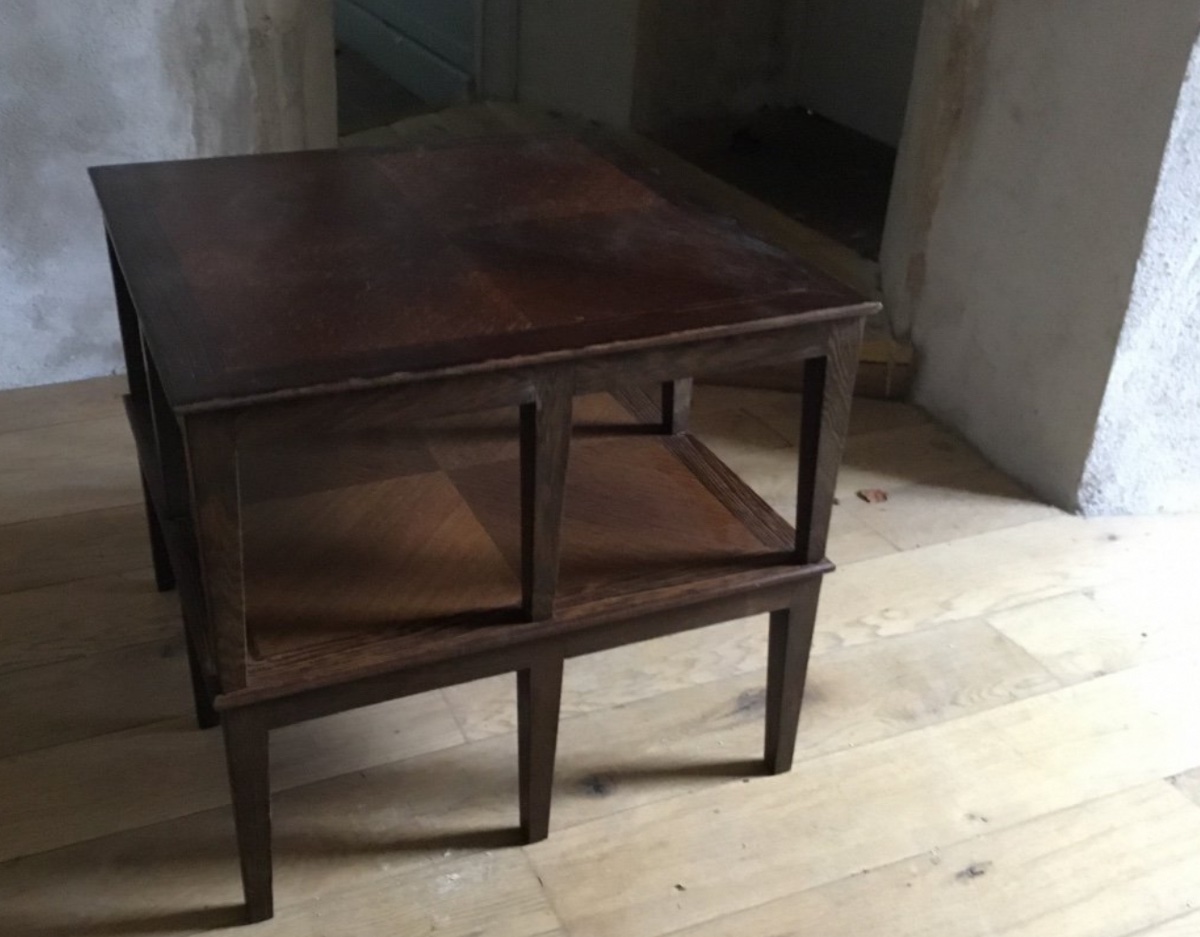 Bamboo Marquetry Coffee Table Dlg By Christian Liaigre-photo-2