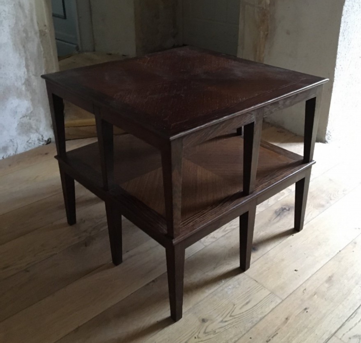 Bamboo Marquetry Coffee Table Dlg By Christian Liaigre-photo-3