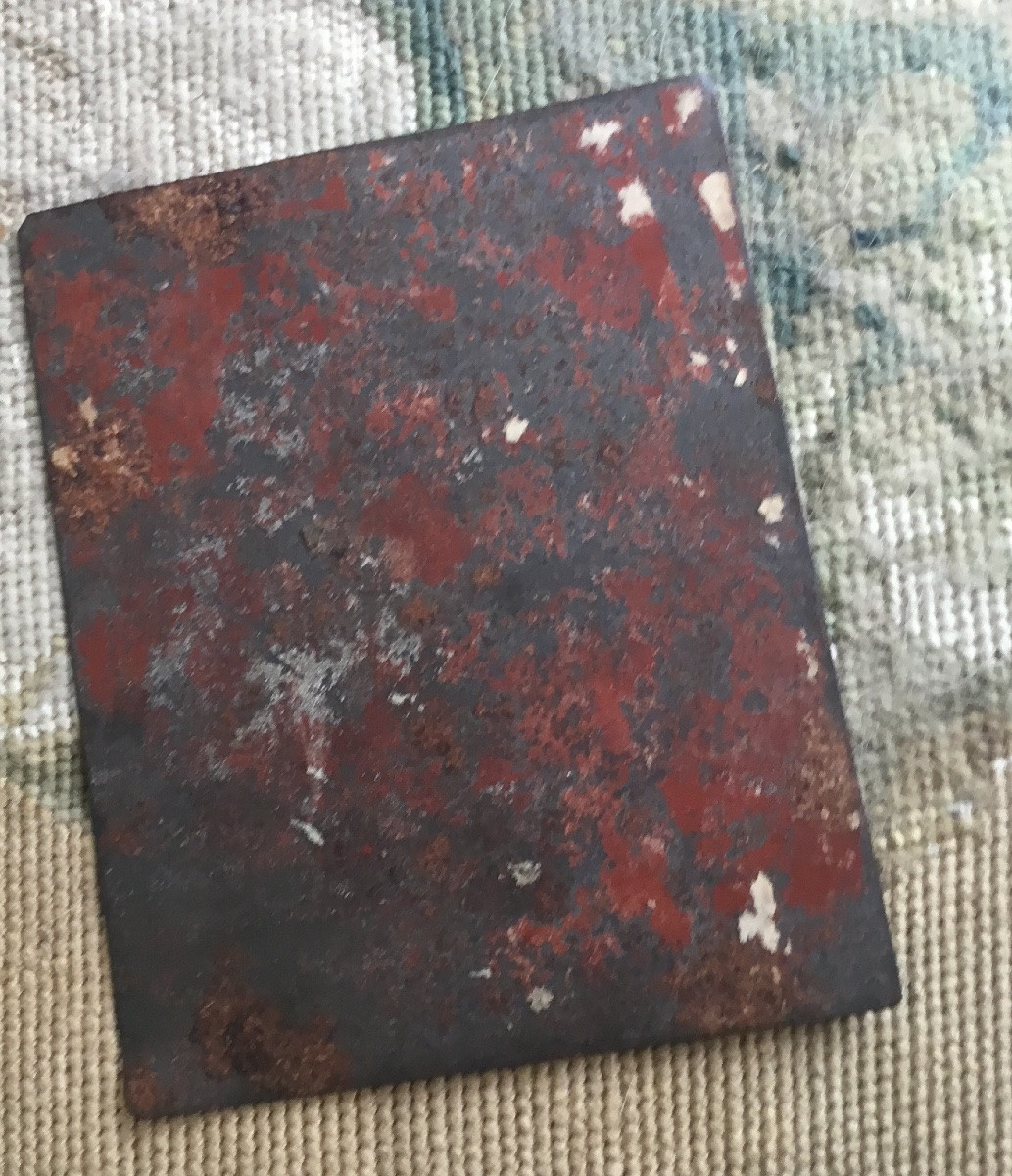 Small Painting On Metal, Miniature -photo-5