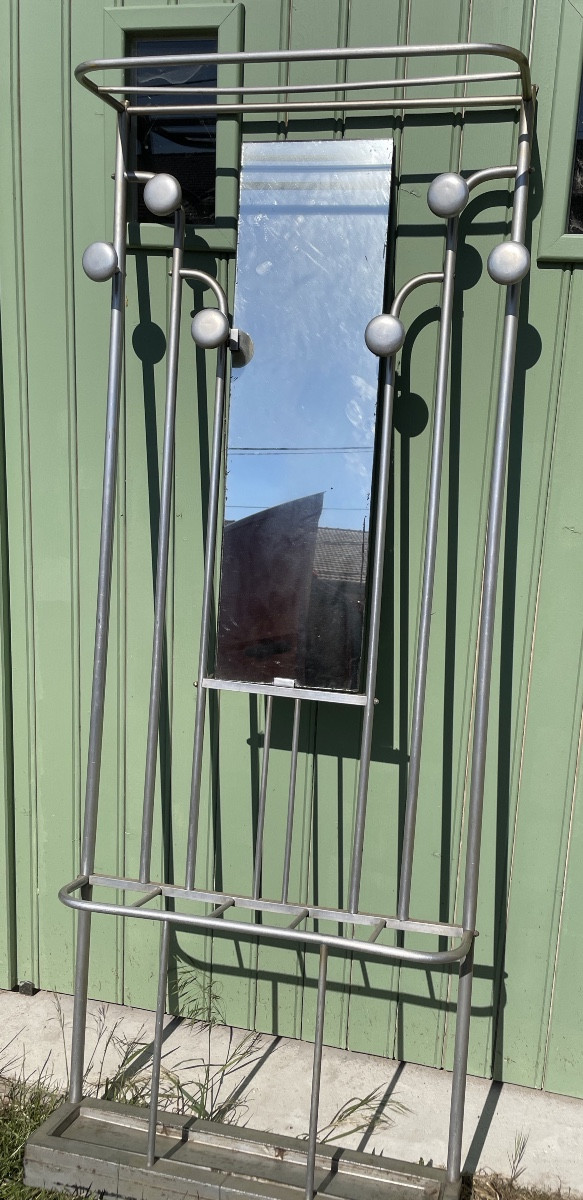 Vestiaire Porte Manteaux En Métal  1930/40 Art Déco