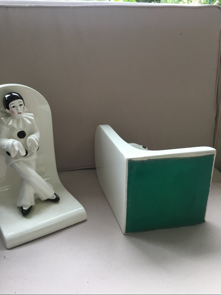 The Pair Of Pierrot Bookends -photo-8