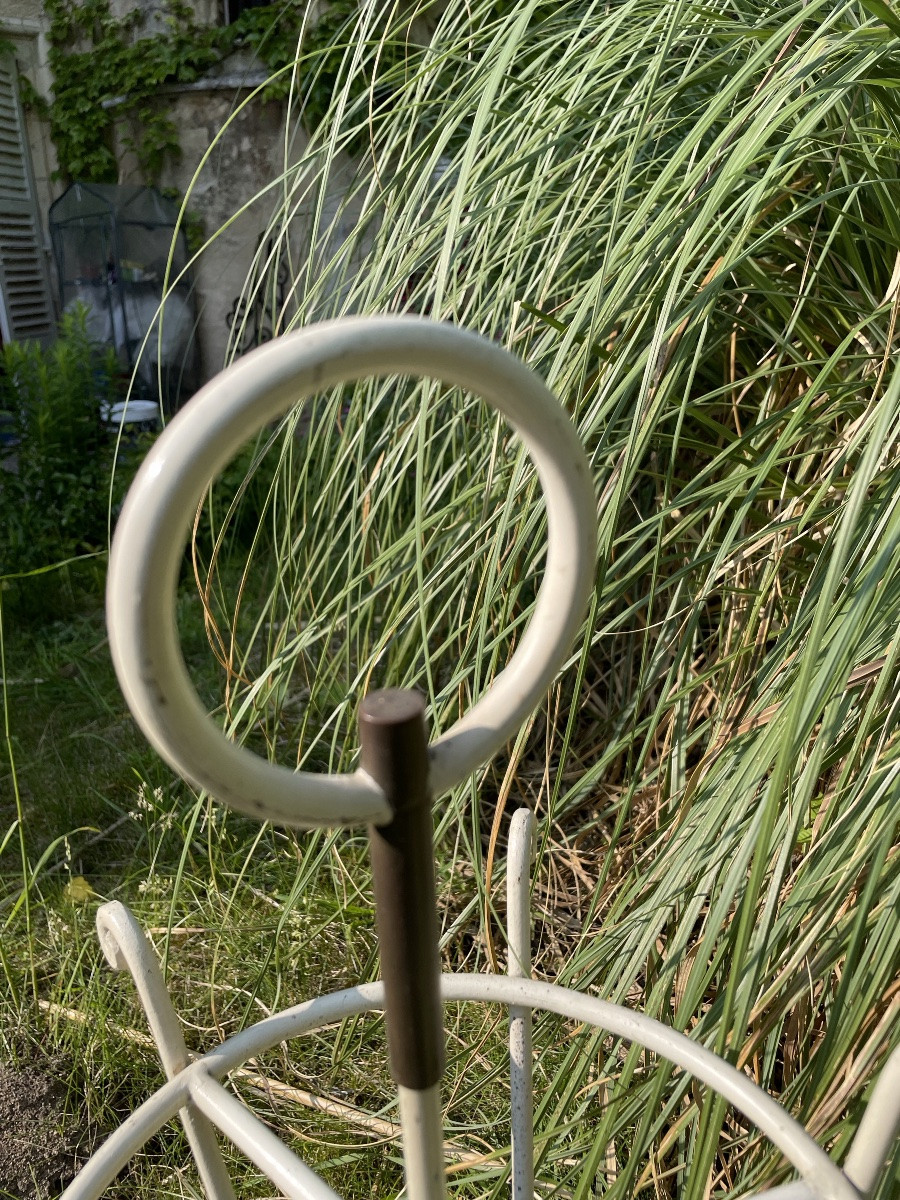 Lacquered Metal Umbrella Stand, 1950s-photo-5