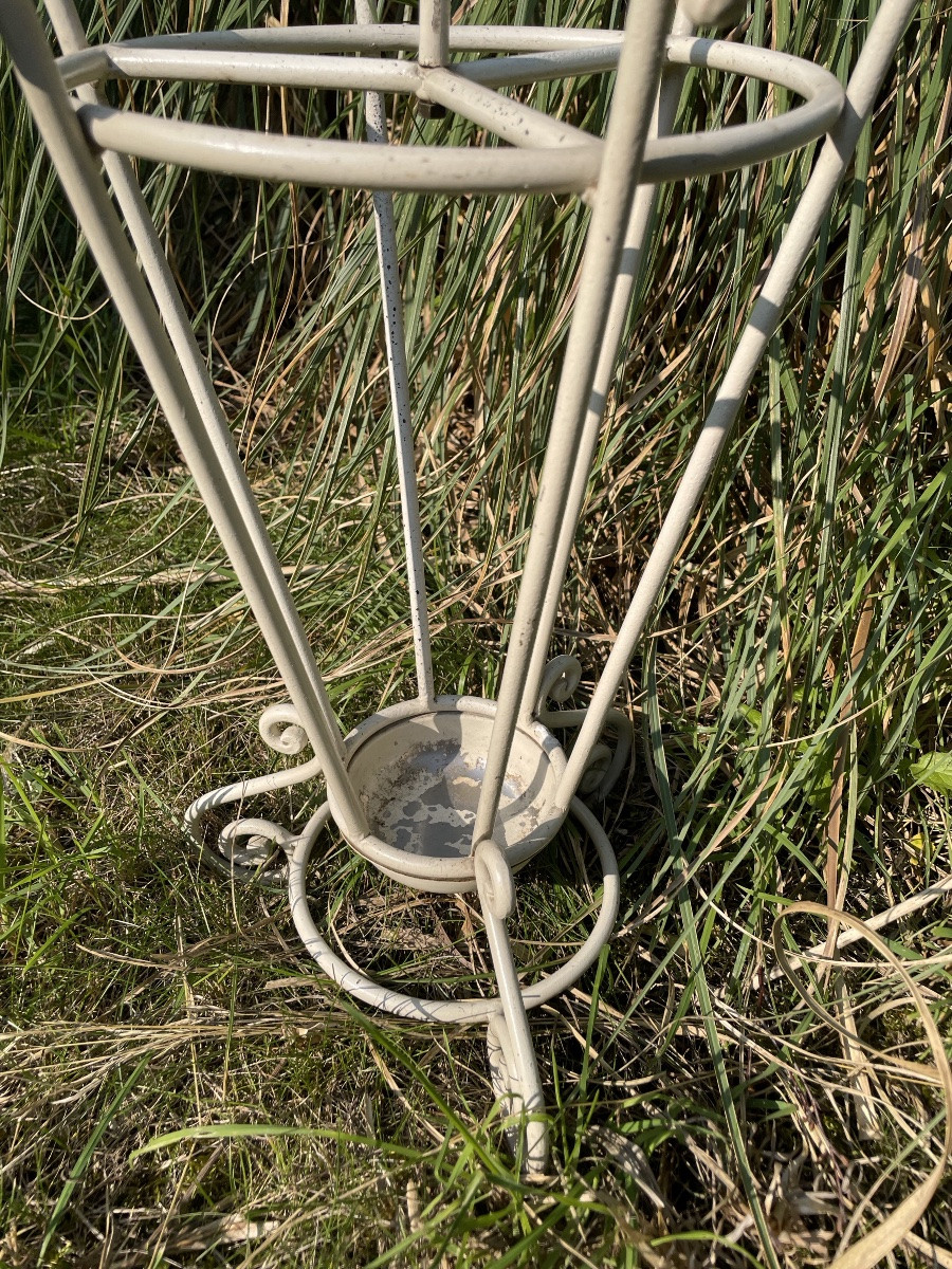 Lacquered Metal Umbrella Stand, 1950s-photo-8