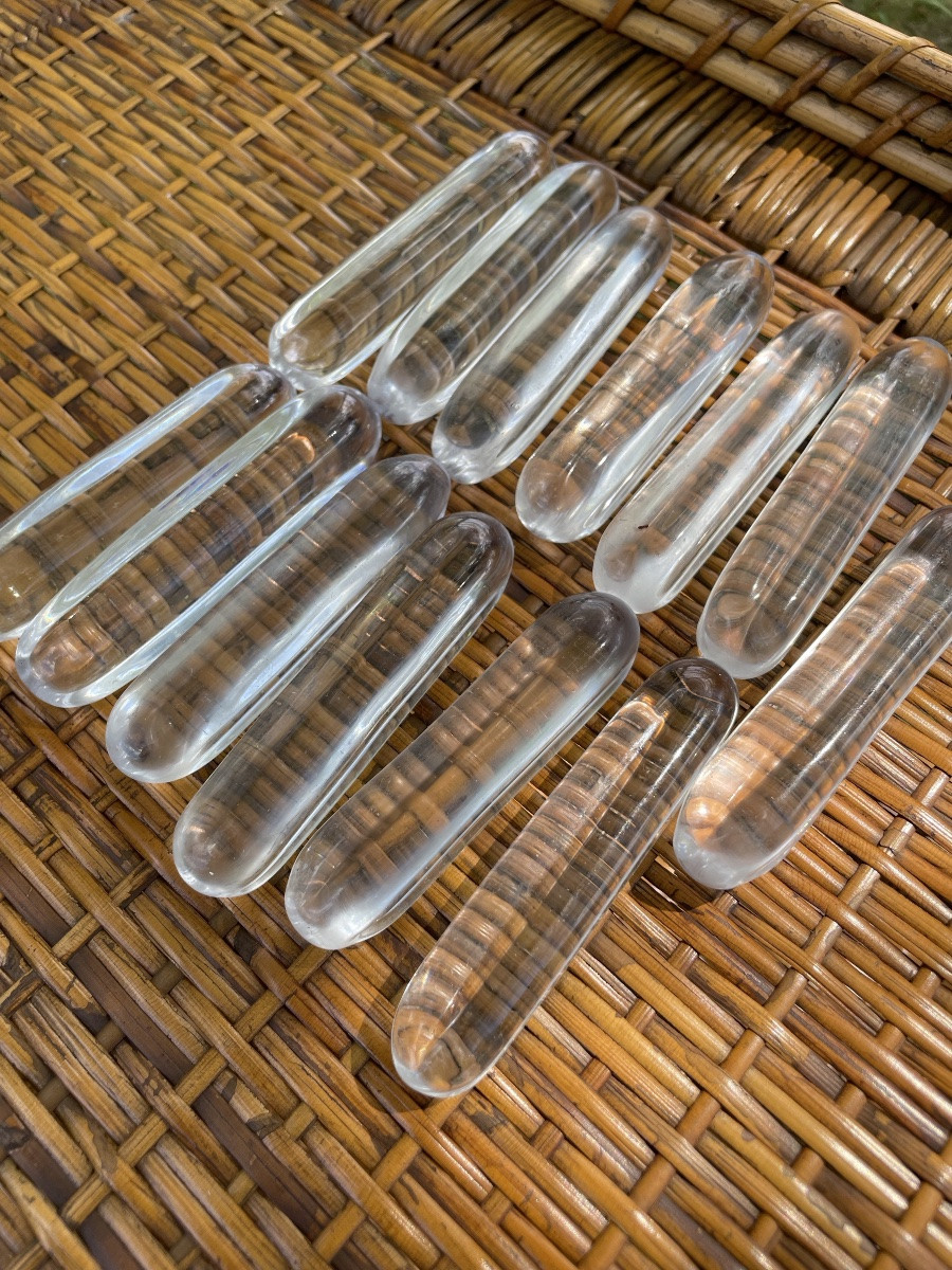 The Set Of 13 Crystal Knife Holders -photo-3