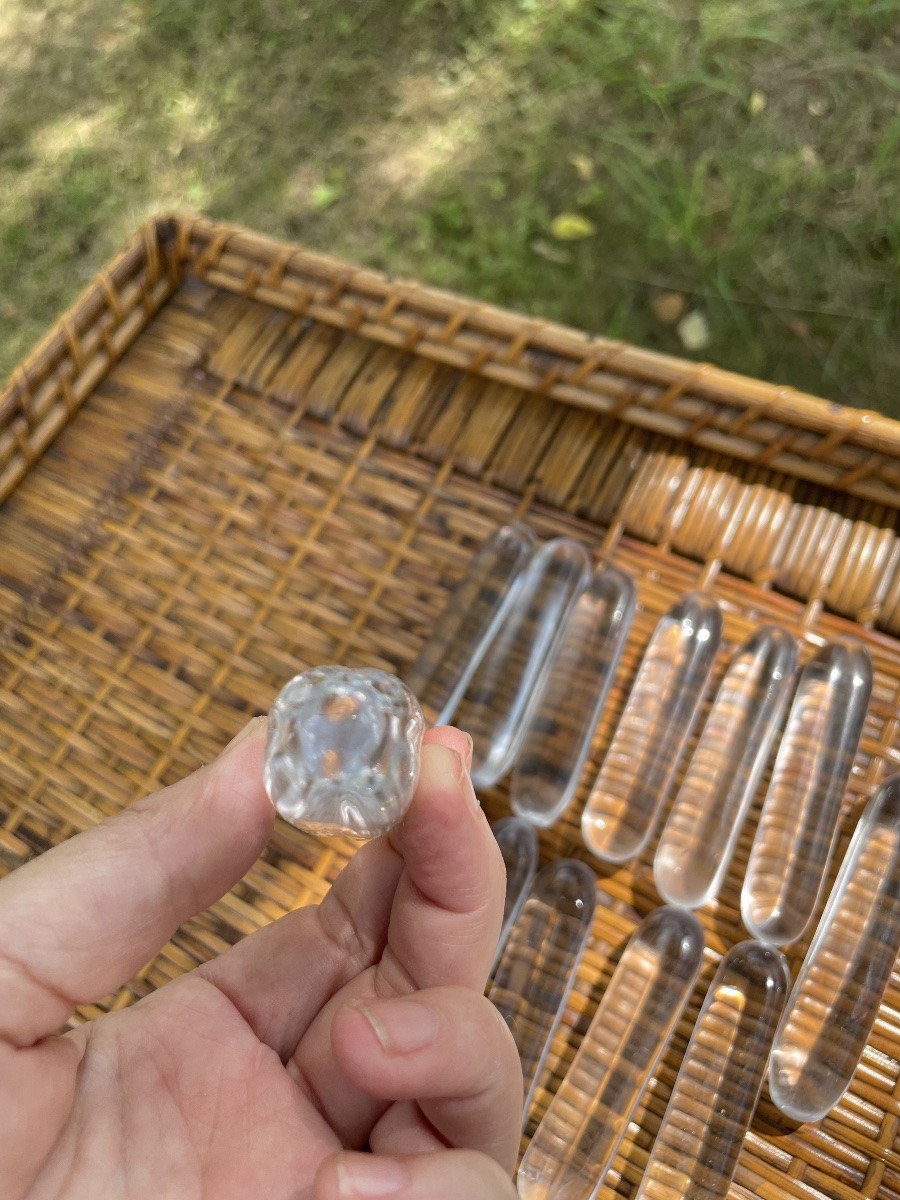 The Set Of 13 Crystal Knife Holders -photo-3