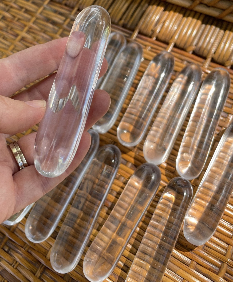 The Set Of 13 Crystal Knife Holders 