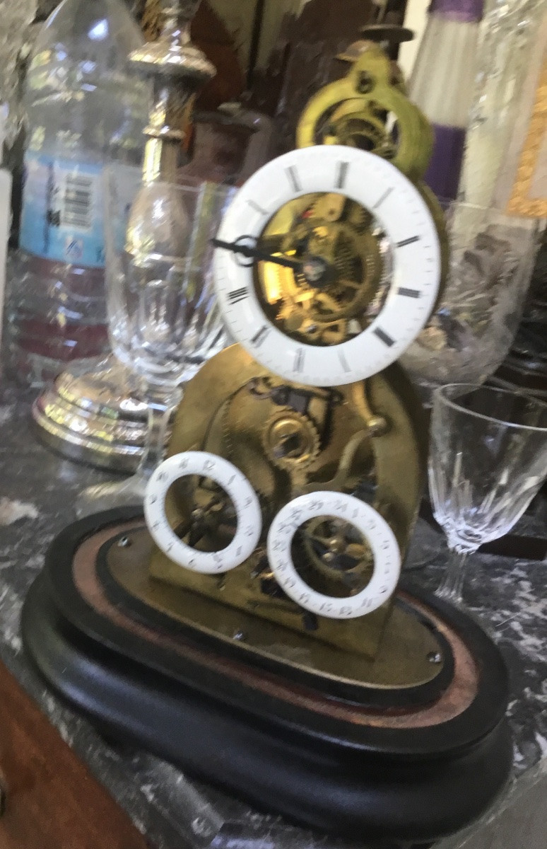 Skeleton Clock With Complications, 19th Century -photo-3