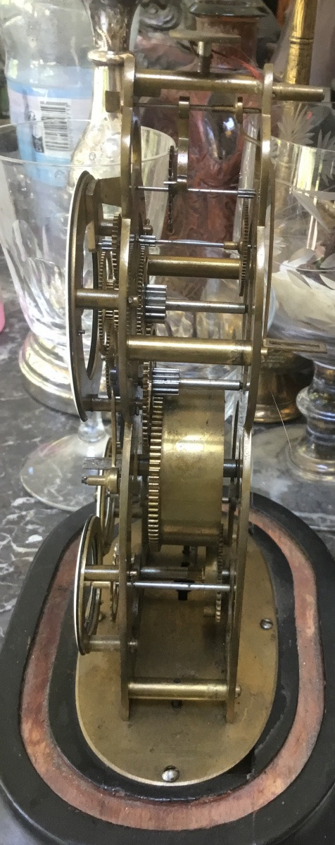 Skeleton Clock With Complications, 19th Century -photo-4