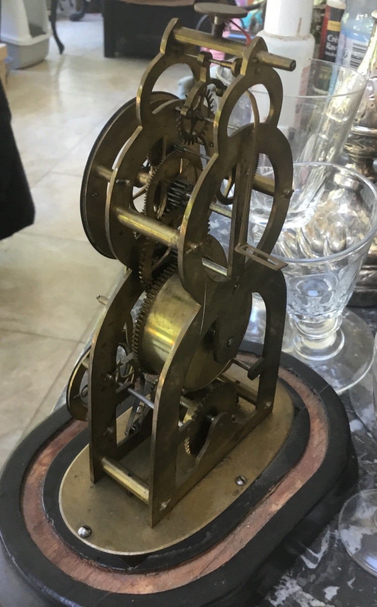 Skeleton Clock With Complications, 19th Century -photo-3