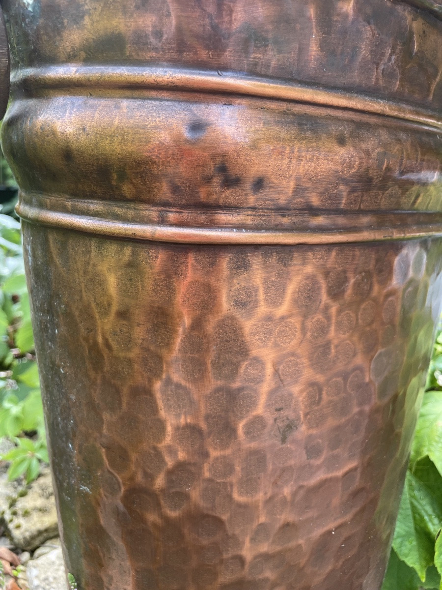 Hammered Copper Umbrella Stand-photo-2