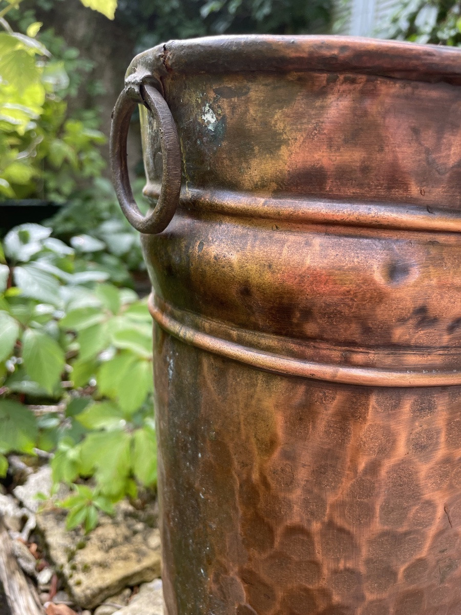 Hammered Copper Umbrella Stand-photo-3