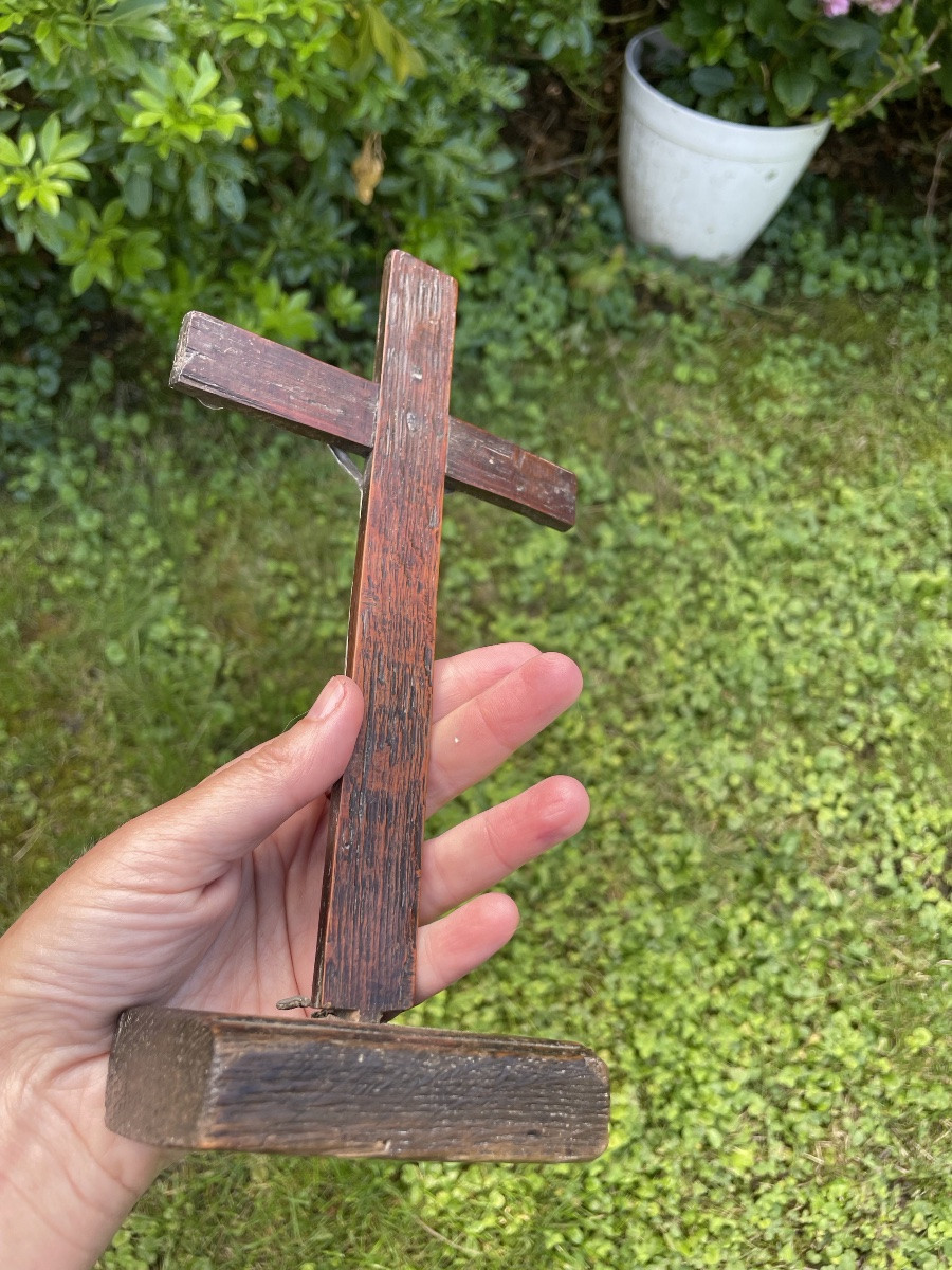 Christ en croix en argent XIXeme -photo-6