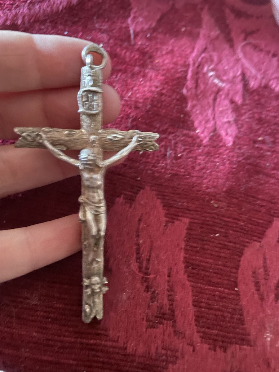 Silver Christ Pendant -photo-1