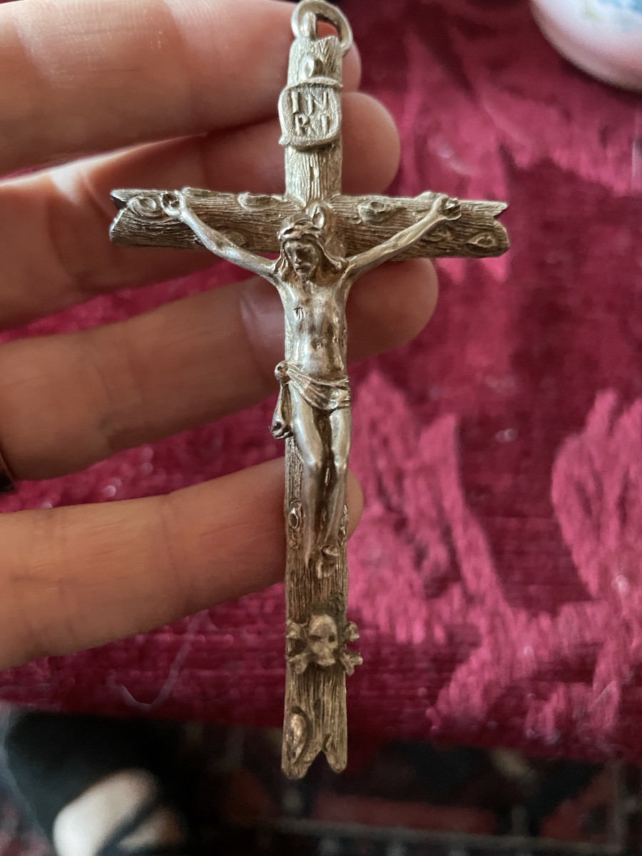 Silver Christ Pendant -photo-2
