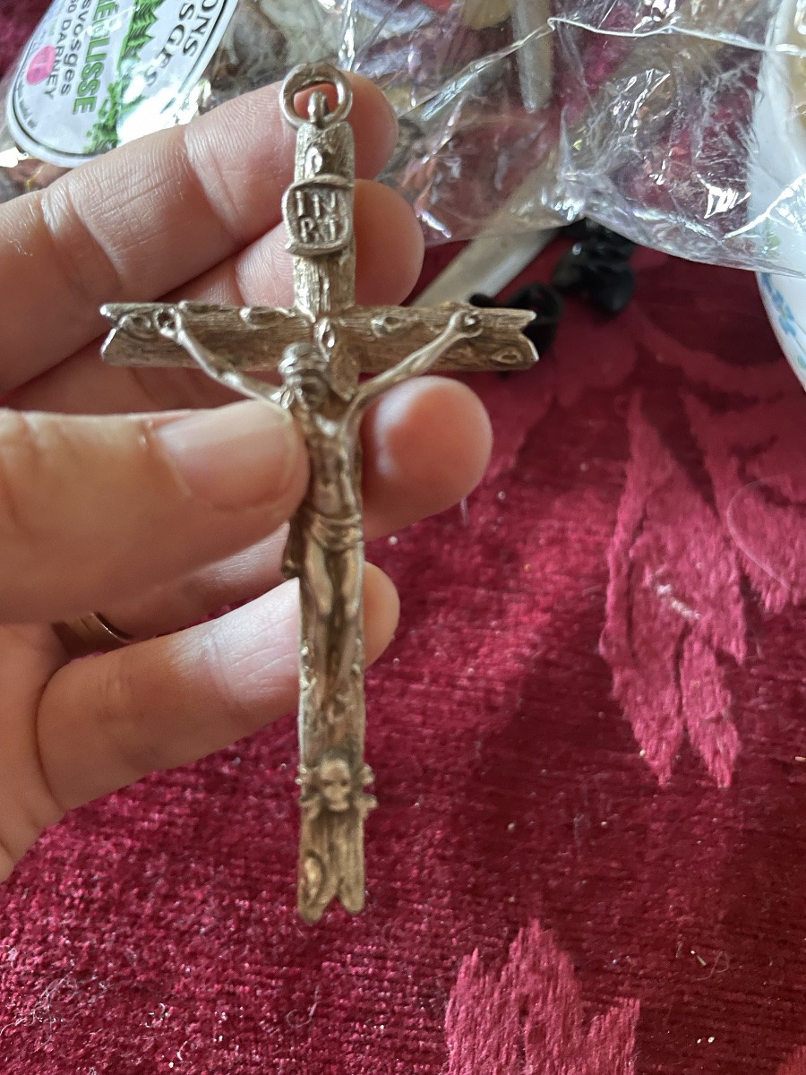 Silver Christ Pendant -photo-3