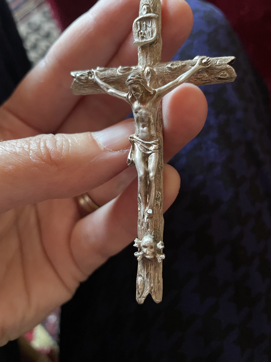 Silver Christ Pendant -photo-5