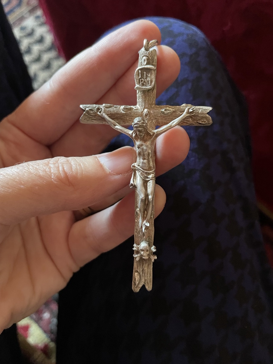 Silver Christ Pendant -photo-6