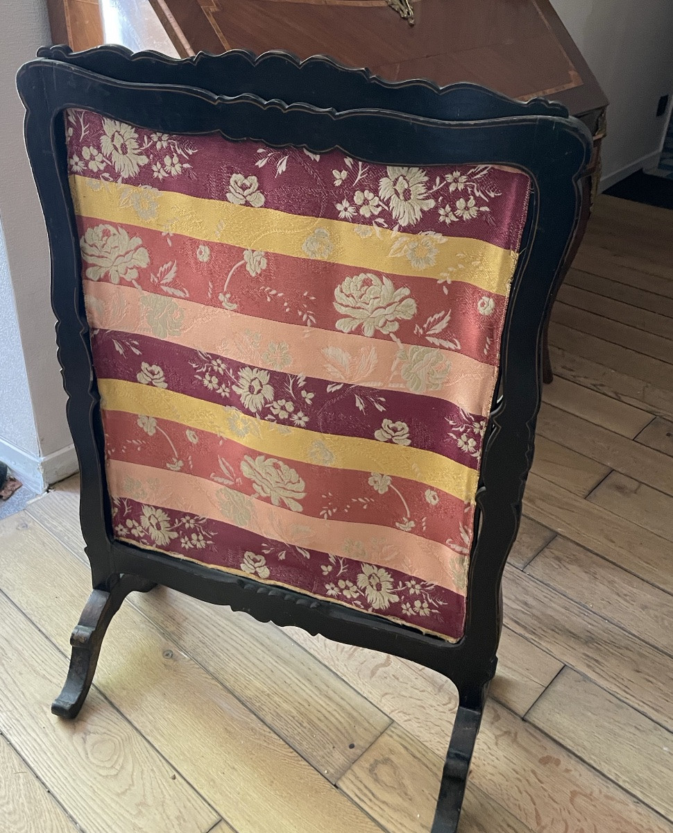 Ecran de cheminée à décor de chinoiseries -photo-8