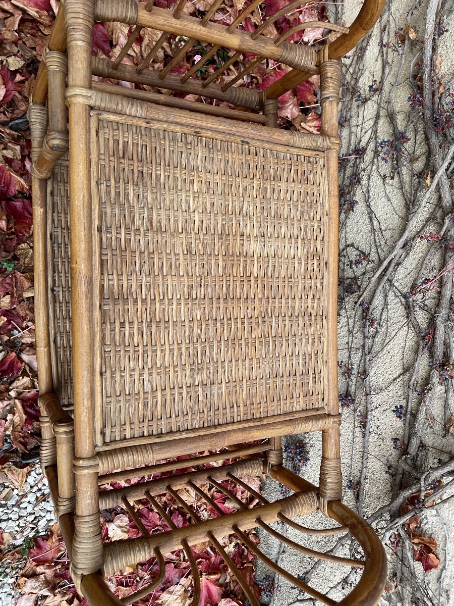 Bar, Table de service en bambou-photo-2