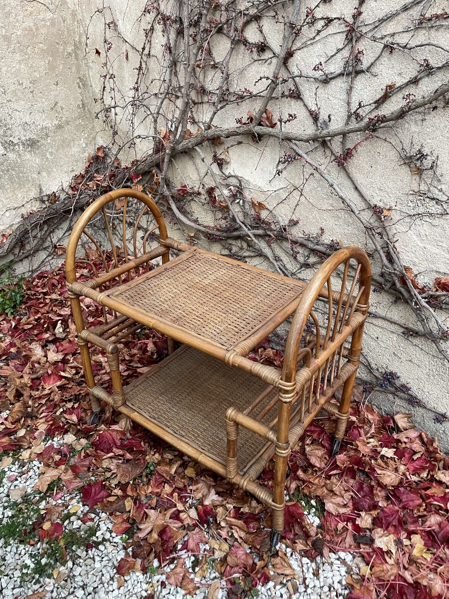 Bar, Table de service en bambou-photo-6