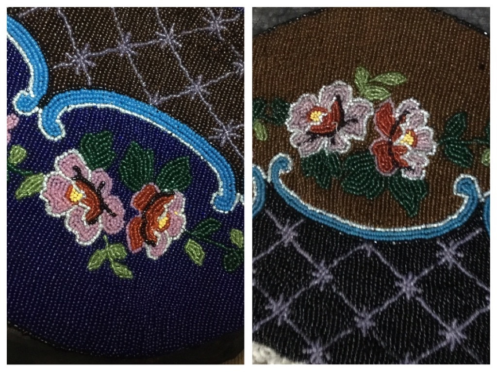 Les deux bourses en perlé à finaliser 