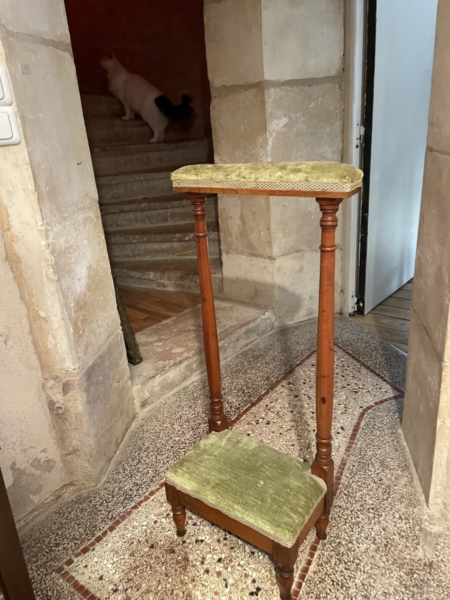 Prie Dieu , bois fruitier , XIXème -photo-2