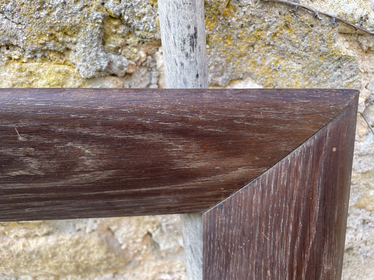 Limed Wooden Slanted Frame, 1930s-photo-1