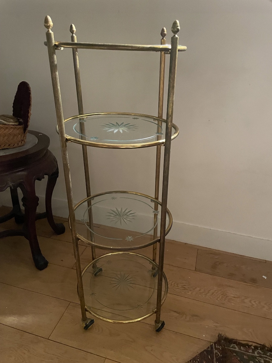 Table volante à 4 plateaux dlg de Jansen -photo-5