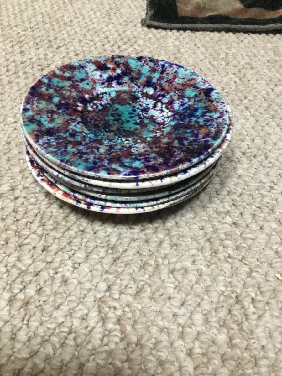 The Set Of 7 Enameled Bowls -photo-6