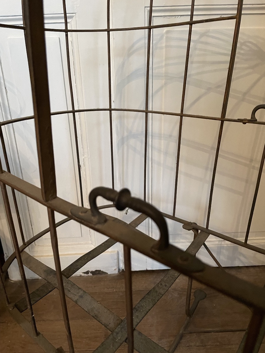 Berceau en acier riveté  à bascule, d’époque Restauration -photo-3