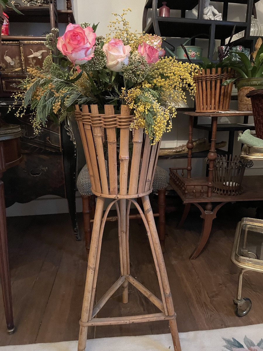 Jardinière en bambou -photo-2