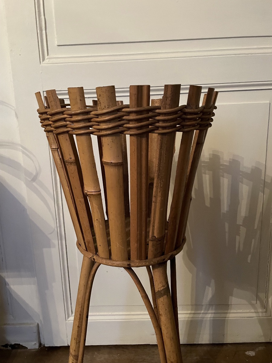 Jardinière en bambou -photo-3