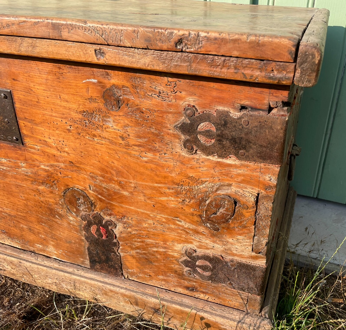 Coffre de rangement rustique -photo-4