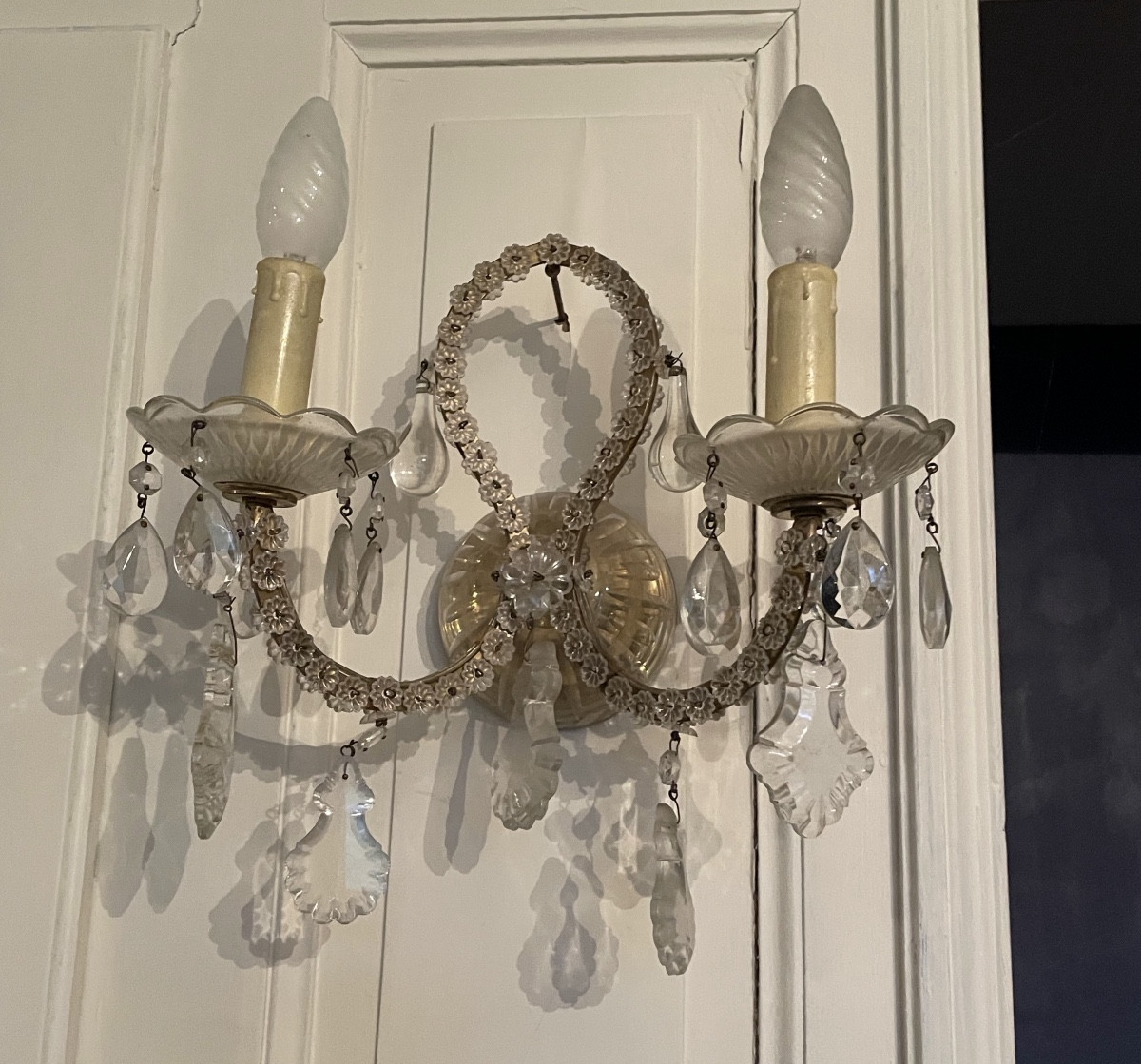 Floral Ribbon Appliqué, Circa 1900 