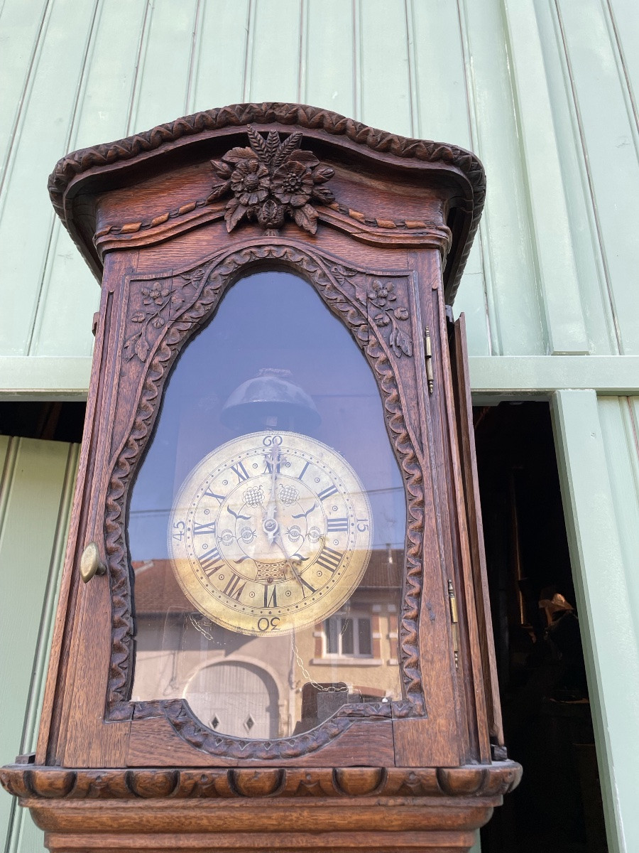 HORLOGE DE PARQUET – ÉPOQUE XVIIIE SIÈCLE -photo-2