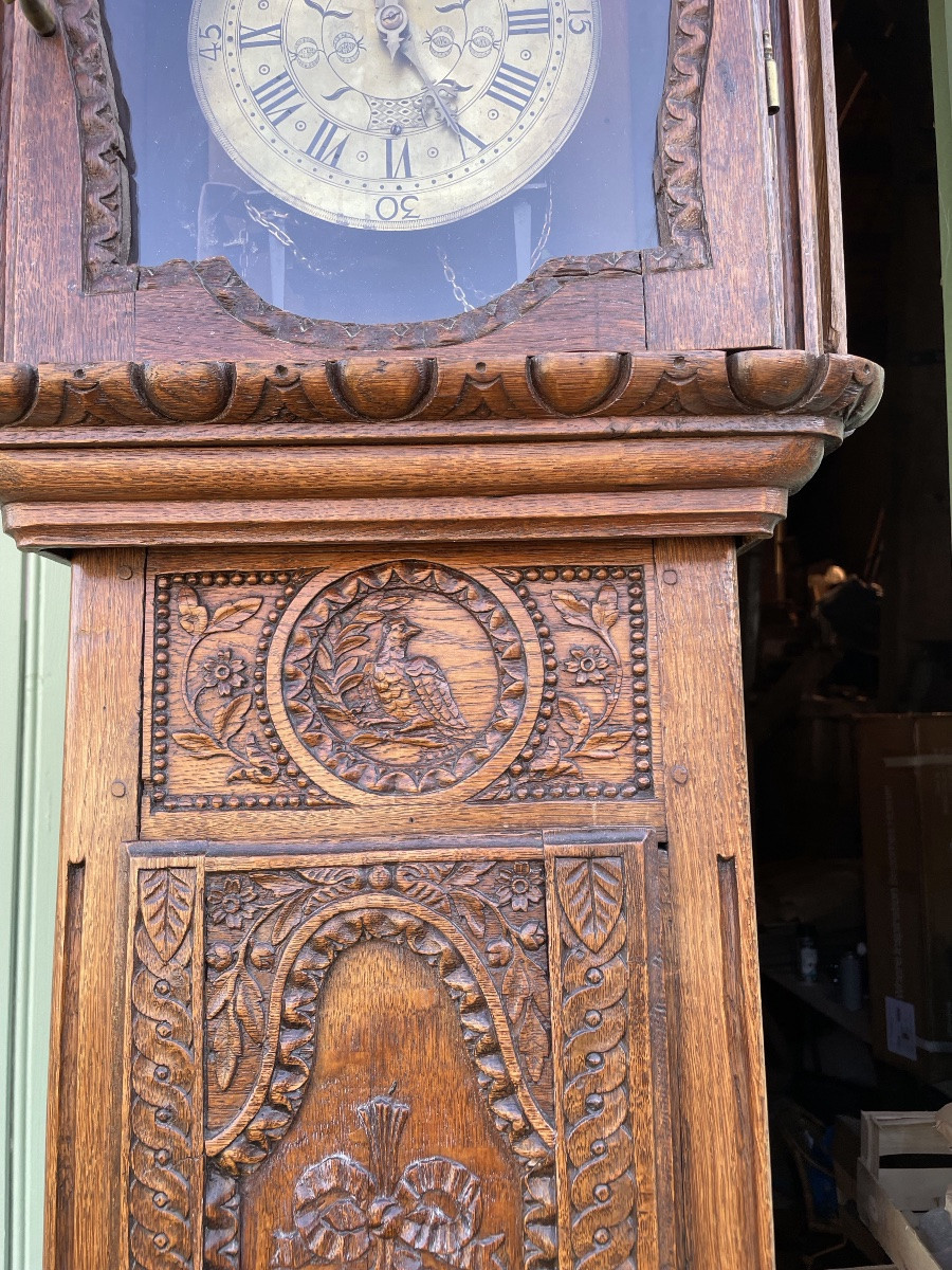 HORLOGE DE PARQUET – ÉPOQUE XVIIIE SIÈCLE -photo-3