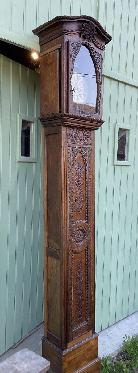 HORLOGE DE PARQUET – ÉPOQUE XVIIIE SIÈCLE -photo-6