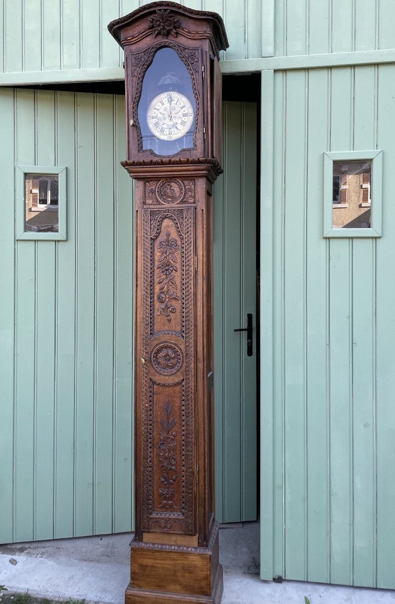 HORLOGE DE PARQUET – ÉPOQUE XVIIIE SIÈCLE 