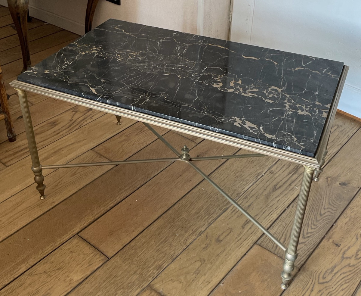 Portoro Marble Coffee Table -photo-2