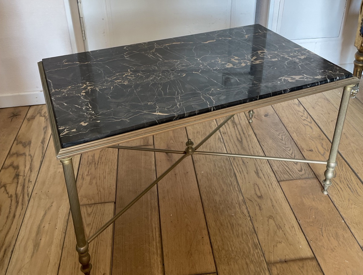 Portoro Marble Coffee Table -photo-4
