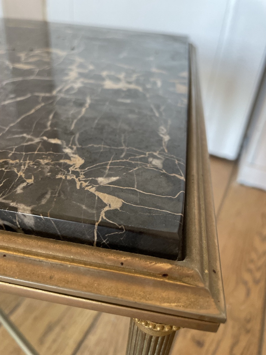Portoro Marble Coffee Table -photo-6