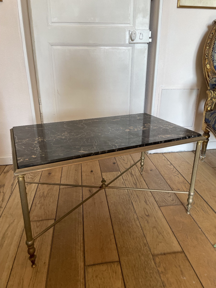Portoro Marble Coffee Table -photo-8