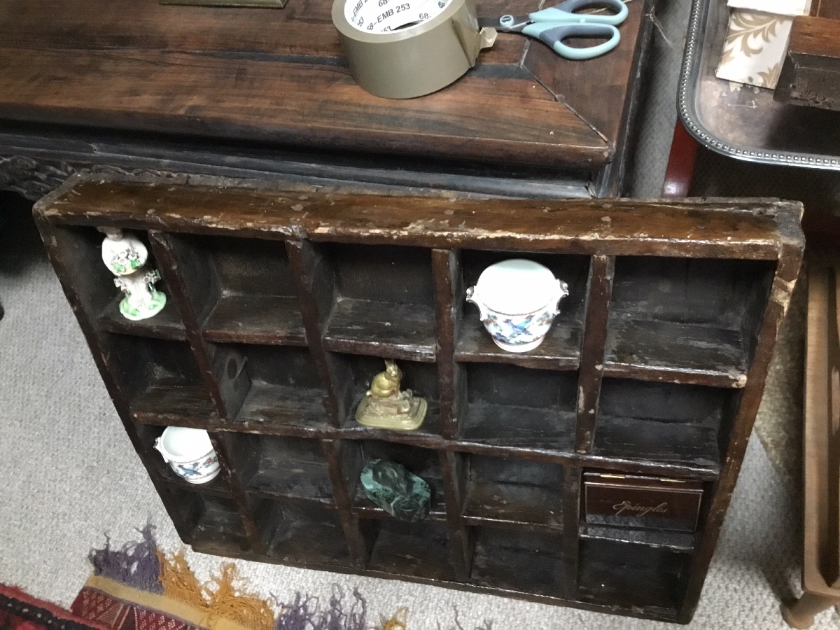 Art populaire casier d’exposition  miniature -photo-4