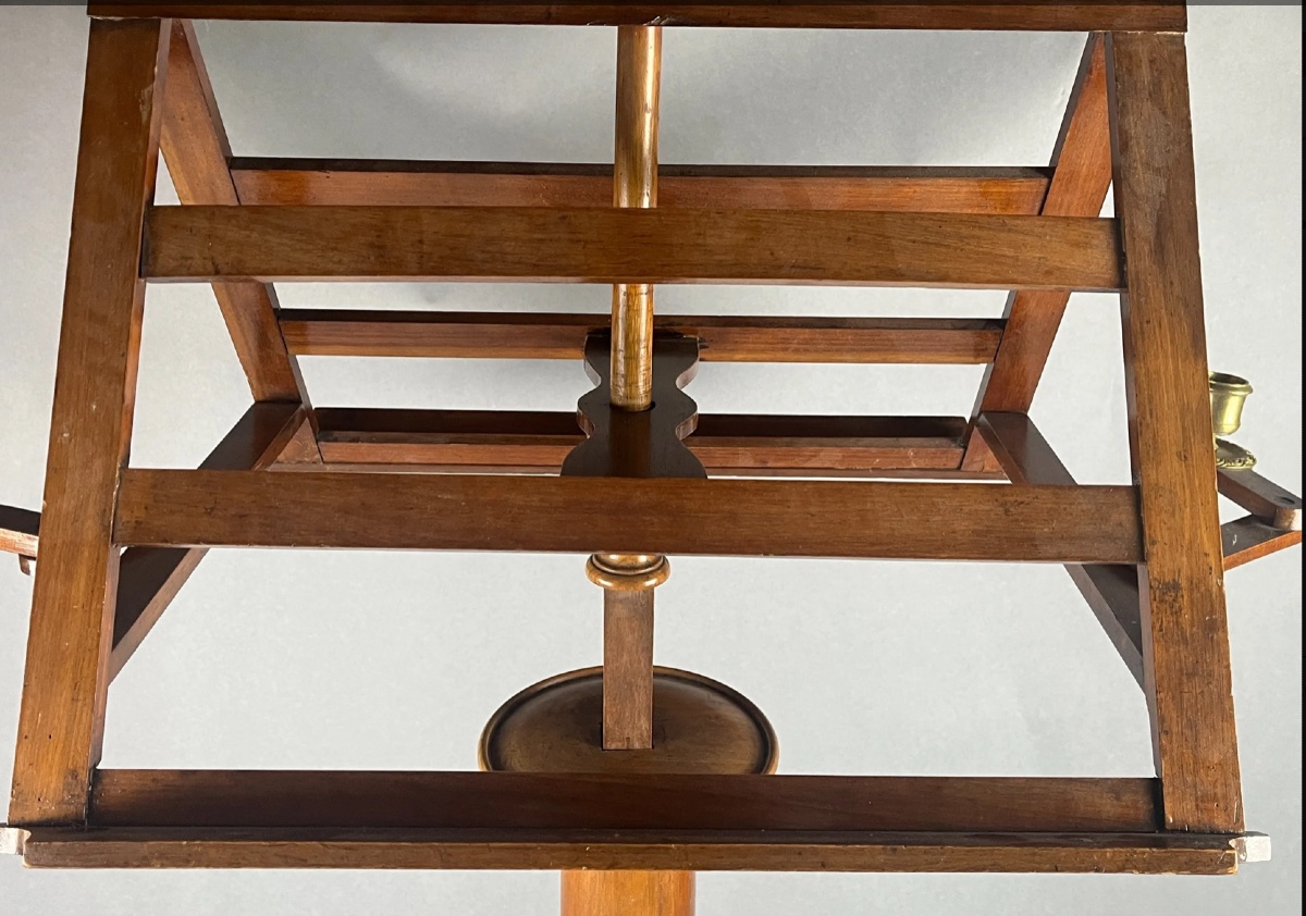 Music Stand, Swiveling Music Stand, On A Tripod Base, Adjustable Height-photo-4