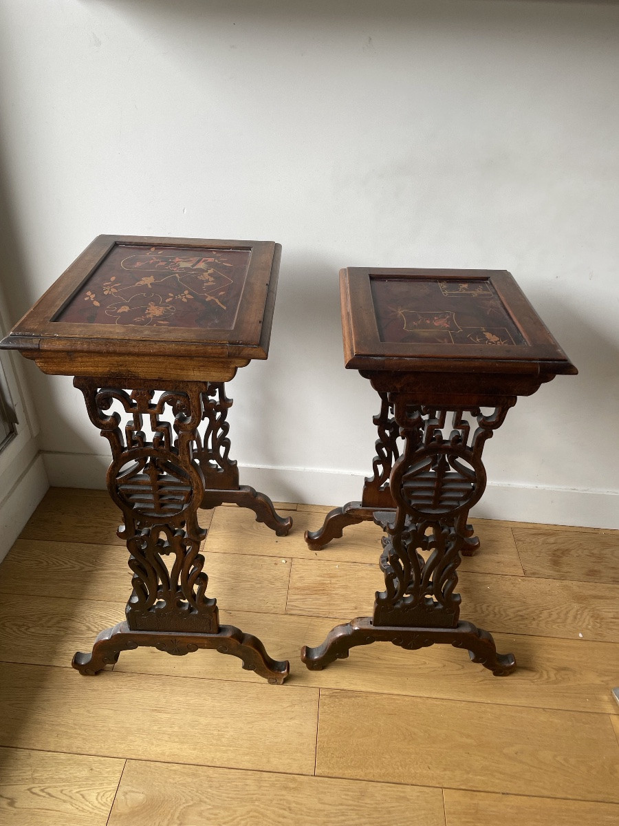 Les 2 bouts de canapé ATTR GABRIEL VIARDOT  JAPONISANTS-photo-1