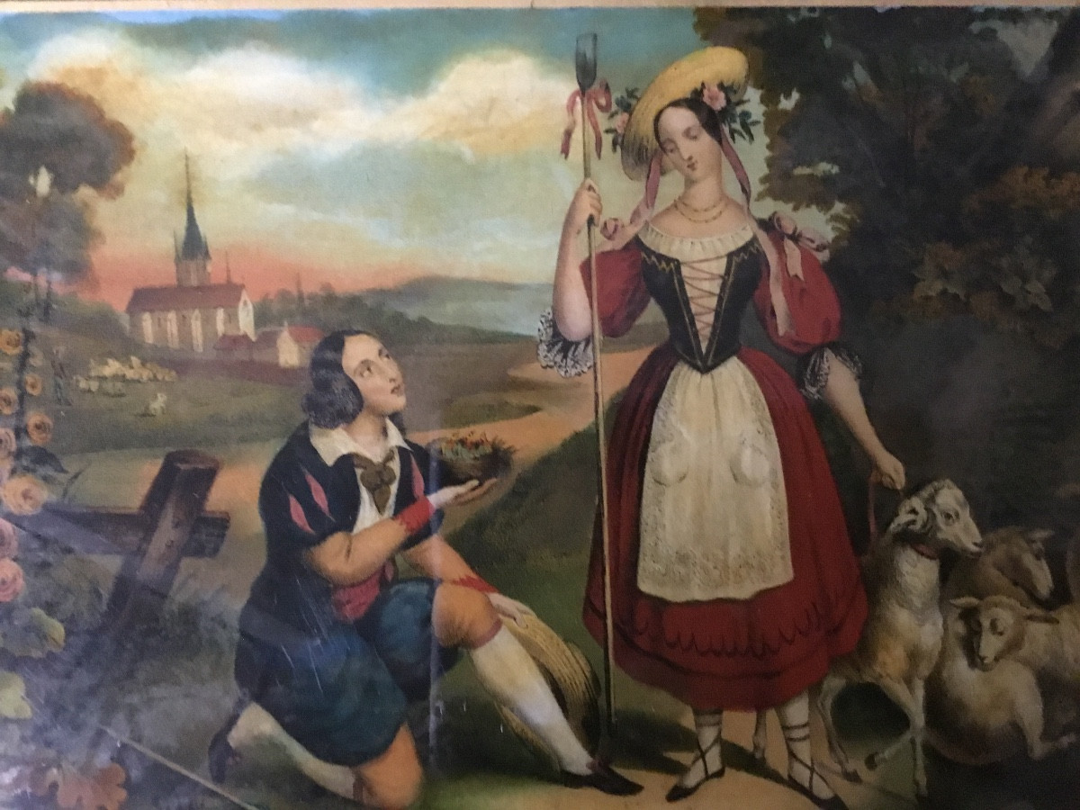 Fixed Under Glass Romantic Estelle And Nemorin