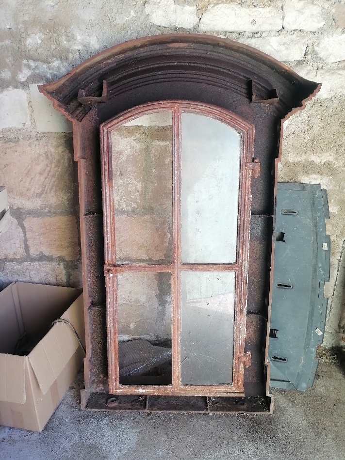 Fenêtre, lucarne de toit , en fonte XIXème -photo-5