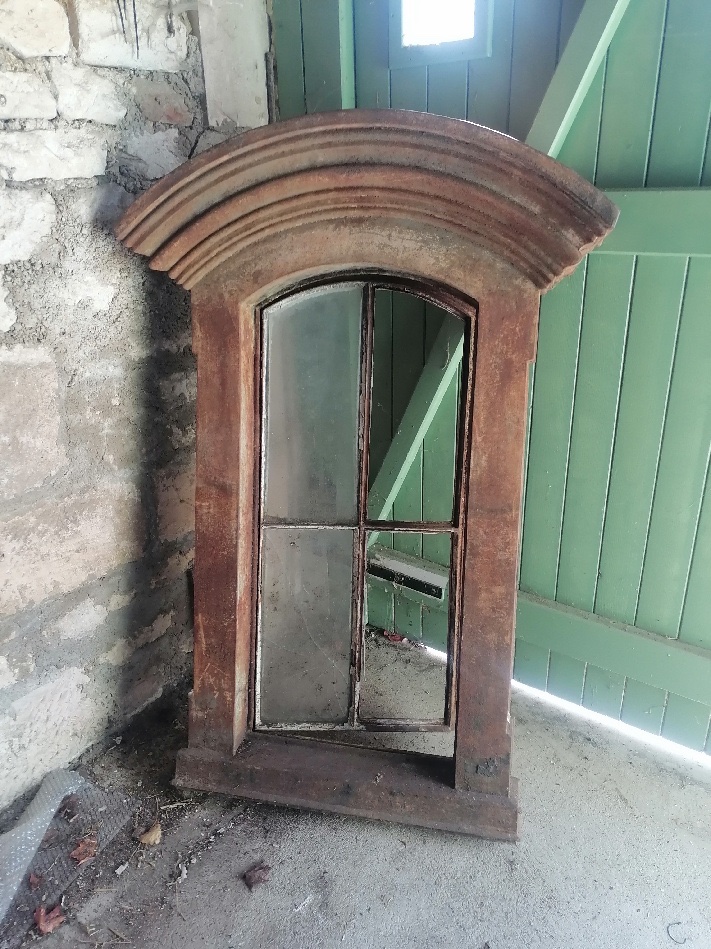 Fenêtre, lucarne de toit , en fonte XIXème -photo-6