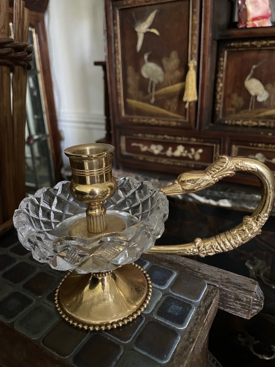 Swan Hand Candlestick-photo-2