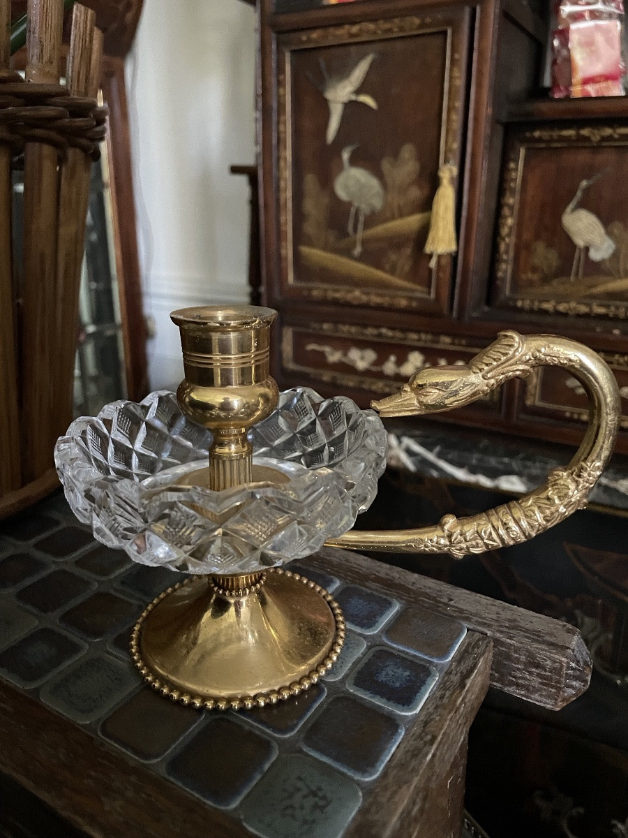 Swan Hand Candlestick-photo-3